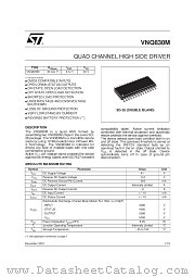 VNQ830M datasheet pdf SGS Thomson Microelectronics