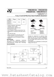 VNN3NV04 datasheet pdf SGS Thomson Microelectronics