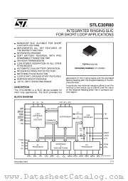 STLC30R80 datasheet pdf SGS Thomson Microelectronics
