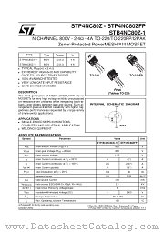 STP4NC80Z datasheet pdf SGS Thomson Microelectronics