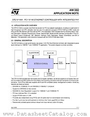 AN1302 datasheet pdf SGS Thomson Microelectronics