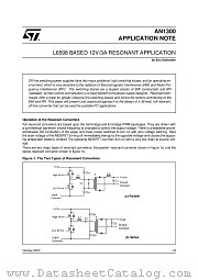 AN1300 datasheet pdf SGS Thomson Microelectronics