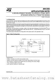 AN1295 datasheet pdf SGS Thomson Microelectronics