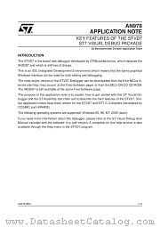 AN978 datasheet pdf SGS Thomson Microelectronics
