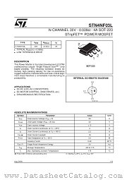 STN4NF03L datasheet pdf SGS Thomson Microelectronics
