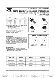 STGP3NB60KDFP datasheet pdf SGS Thomson Microelectronics