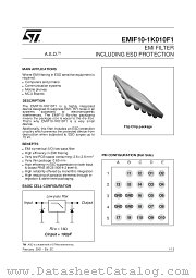 EMIF10-1K010F1 datasheet pdf SGS Thomson Microelectronics