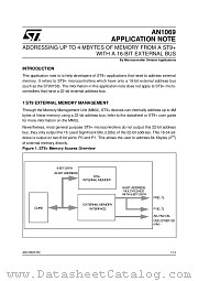 AN1069 datasheet pdf SGS Thomson Microelectronics