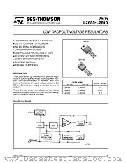 L2605X datasheet pdf SGS Thomson Microelectronics