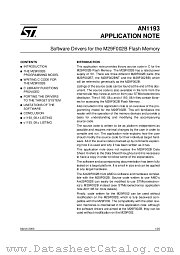 AN1193 datasheet pdf SGS Thomson Microelectronics