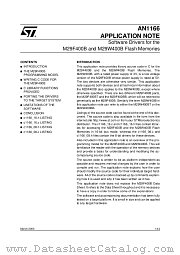 AN1166 datasheet pdf SGS Thomson Microelectronics