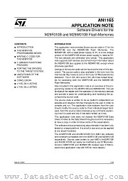 AN1165 datasheet pdf SGS Thomson Microelectronics