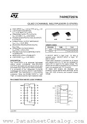 74VHCT257AM datasheet pdf SGS Thomson Microelectronics