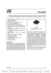 STLC5046 datasheet pdf SGS Thomson Microelectronics