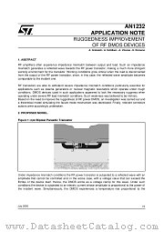 AN1232 datasheet pdf SGS Thomson Microelectronics