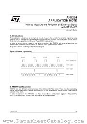 AN1254 datasheet pdf SGS Thomson Microelectronics