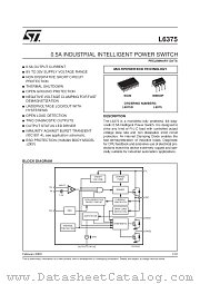 L6375 datasheet pdf SGS Thomson Microelectronics