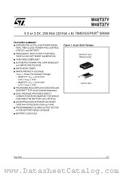 M48T37Y datasheet pdf SGS Thomson Microelectronics