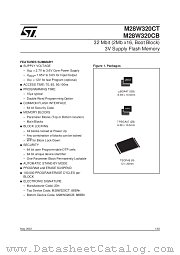 M28W320CB datasheet pdf SGS Thomson Microelectronics