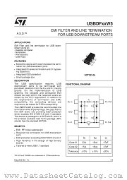 USBDF02W5 datasheet pdf SGS Thomson Microelectronics