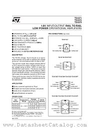 TS1871IDT datasheet pdf SGS Thomson Microelectronics