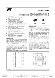 74VHCT374ATTR datasheet pdf SGS Thomson Microelectronics
