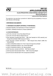 AN1181 datasheet pdf SGS Thomson Microelectronics