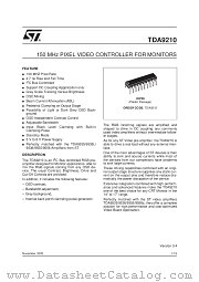 TDA9210 datasheet pdf SGS Thomson Microelectronics