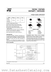 VN750PT datasheet pdf SGS Thomson Microelectronics