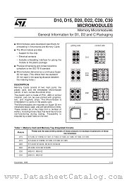 C30-MICROMODULES datasheet pdf SGS Thomson Microelectronics