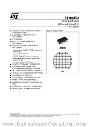ST19AF08 datasheet pdf SGS Thomson Microelectronics