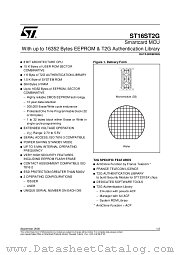 ST16ST2G datasheet pdf SGS Thomson Microelectronics