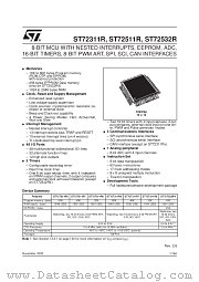 ST72T311R6T6 datasheet pdf SGS Thomson Microelectronics