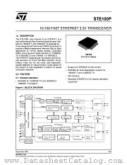 STE100P datasheet pdf SGS Thomson Microelectronics