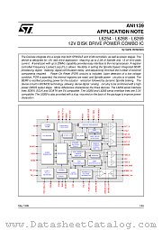 AN1139 datasheet pdf SGS Thomson Microelectronics