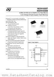M29W40 datasheet pdf SGS Thomson Microelectronics