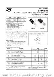 STU7NB90 datasheet pdf SGS Thomson Microelectronics