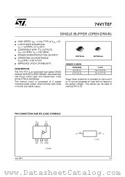 74V1T07CTR datasheet pdf SGS Thomson Microelectronics