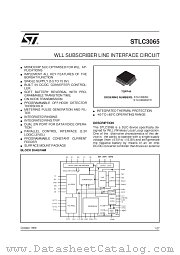STLC3065QTR datasheet pdf SGS Thomson Microelectronics