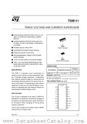 TSM111CN datasheet pdf SGS Thomson Microelectronics