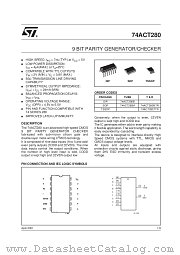 74ACT280B datasheet pdf SGS Thomson Microelectronics