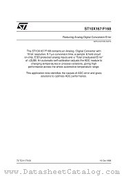 AN1100 datasheet pdf SGS Thomson Microelectronics