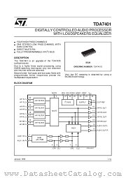 TDA7401D datasheet pdf SGS Thomson Microelectronics