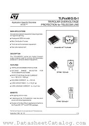 TLP270G-1 datasheet pdf SGS Thomson Microelectronics