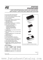 ST6252CM3 datasheet pdf SGS Thomson Microelectronics