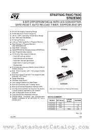 ST6260C datasheet pdf SGS Thomson Microelectronics