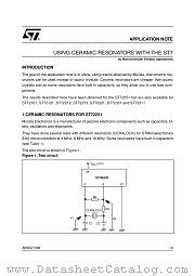 AN982 datasheet pdf SGS Thomson Microelectronics