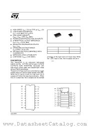 74VHC573M datasheet pdf SGS Thomson Microelectronics