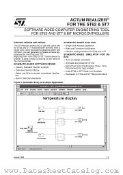 ST-REALIZER/PC datasheet pdf SGS Thomson Microelectronics