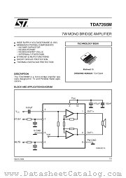 TDA7266M datasheet pdf SGS Thomson Microelectronics